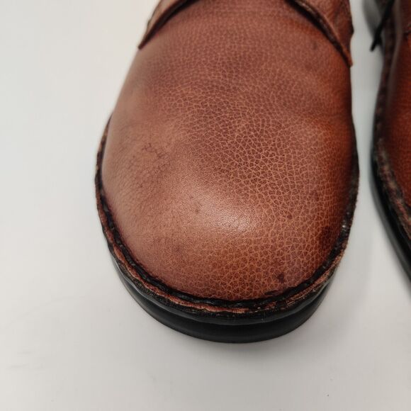 Finn Comfort Mens Milano Lace Up Oxford Shoes US 10 Brown Nappa Leather Germany